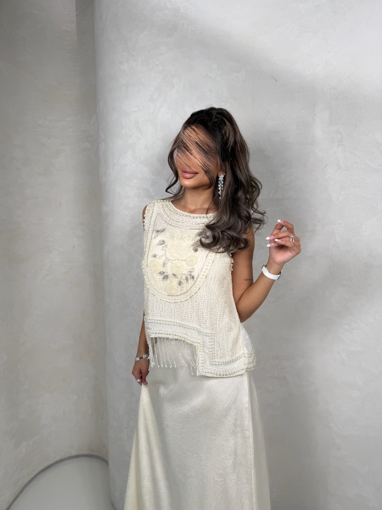 Moonlight Cream Dress